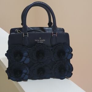 kate spade Midnight Blue Floral Satchel